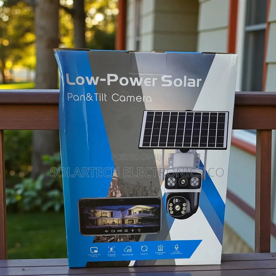 Boxed Pan Tilt Solar CCTV Camera – Single Lens Model