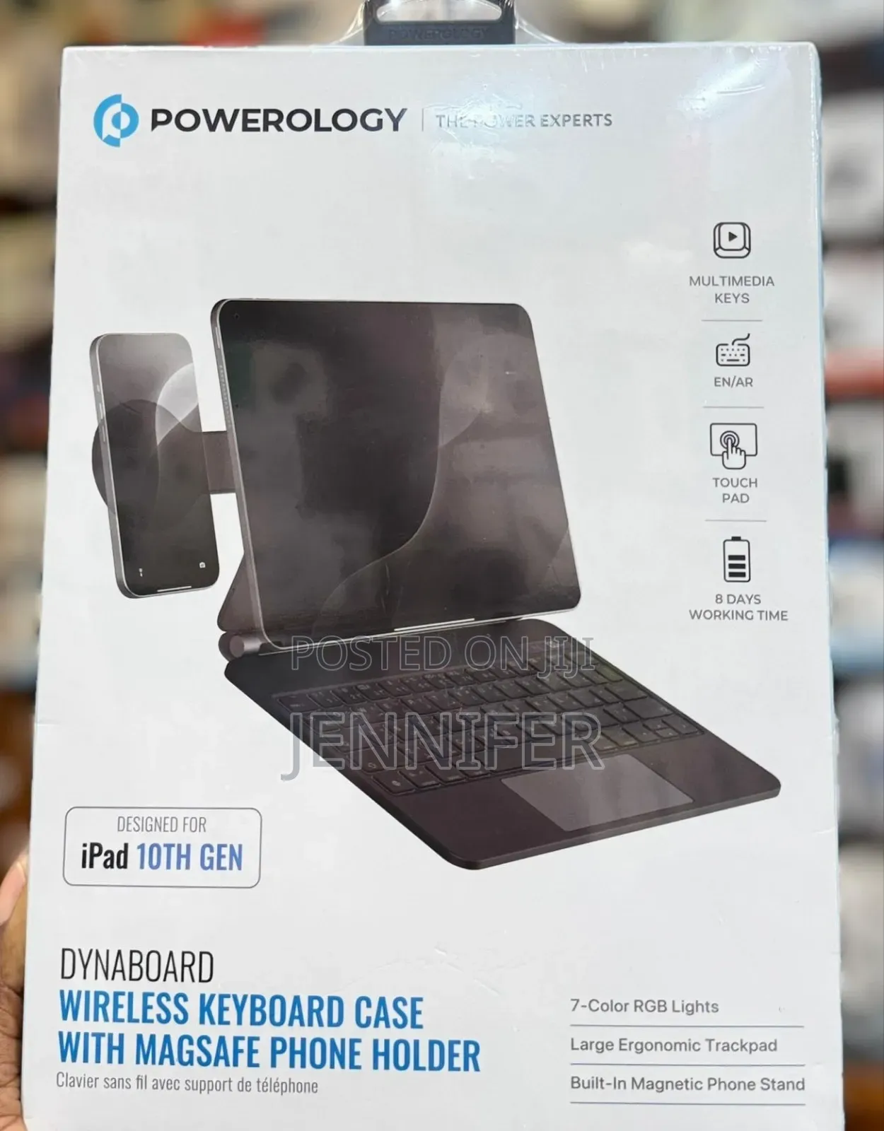 Powerology Dynaboard Wireless Keyboard Case