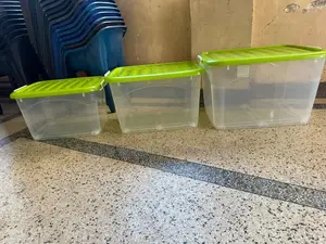 3pcs Plastic Storage Boxes Plastic Storage Boxes