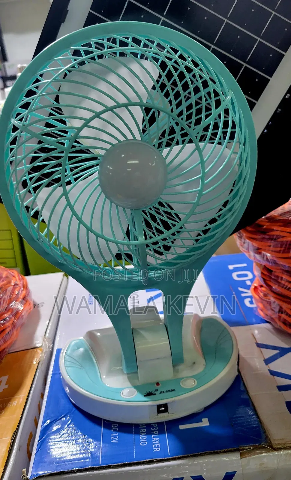 Rechargeable Desk Fan