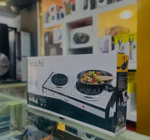 Saachi Double Hot Plate Electric Cooker – White,Black