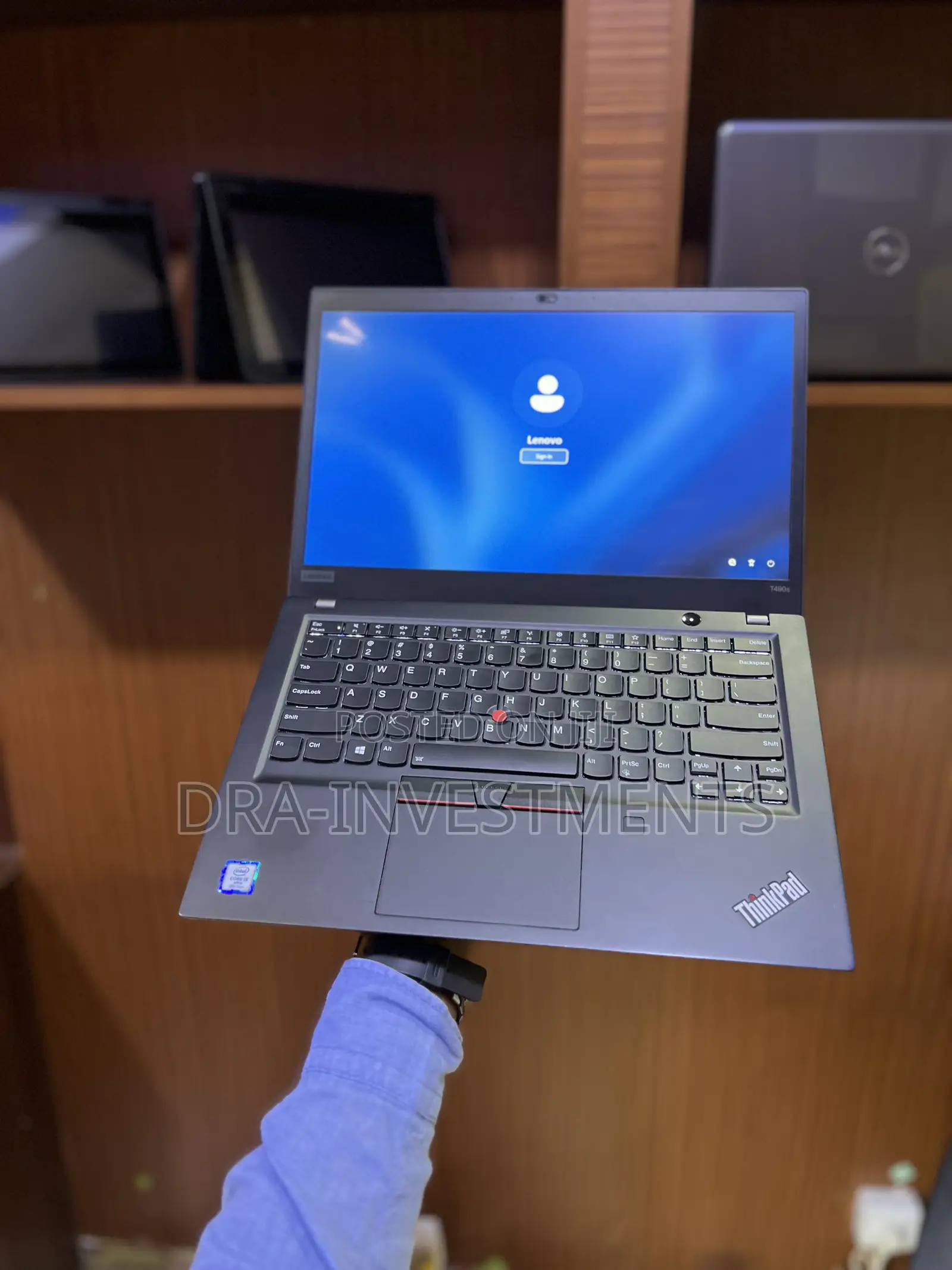 Laptop Lenovo Thinkpad T490s 8GB Intel Core i7 SSD 256GB