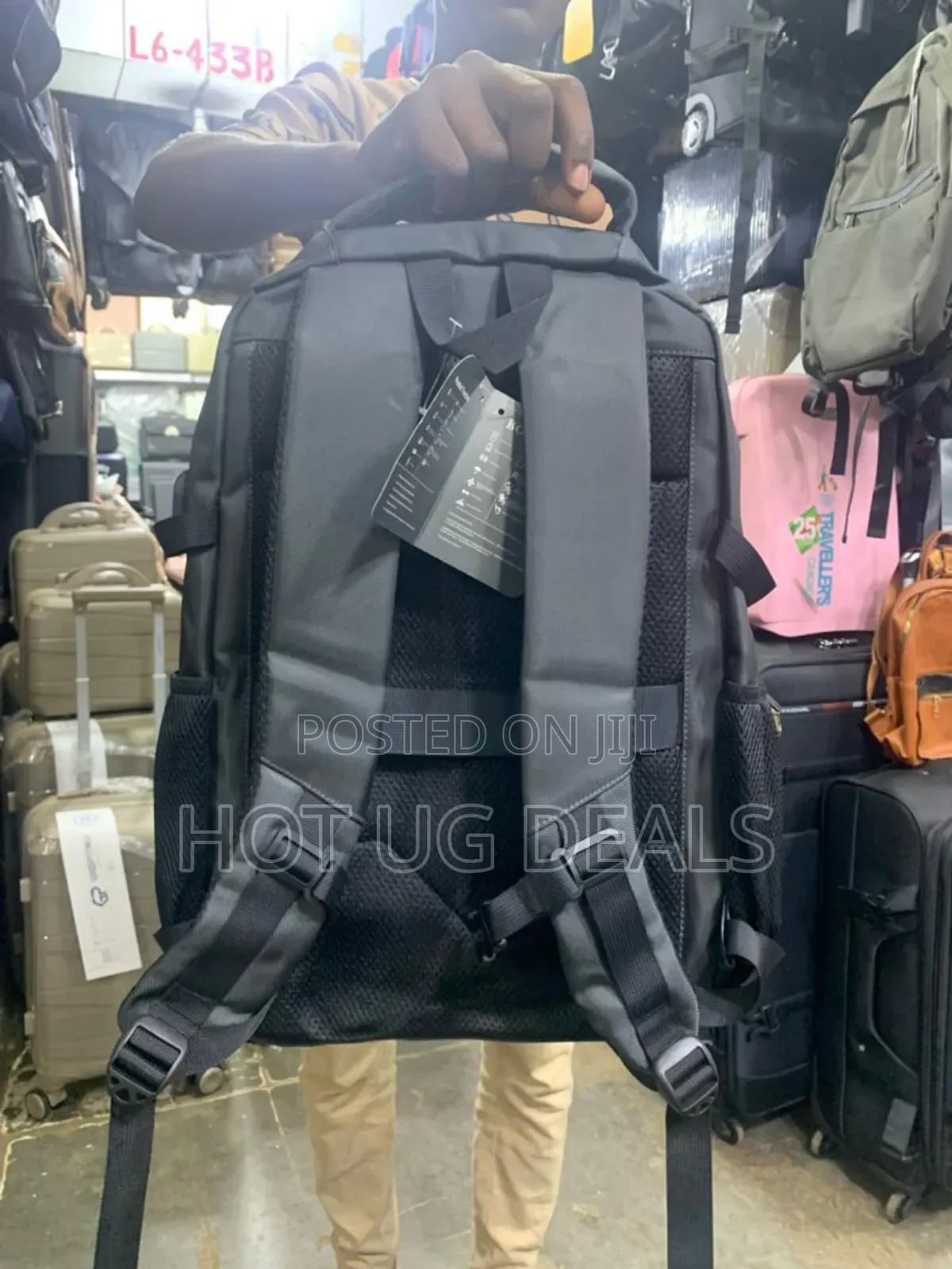 Laptop Backpack Bag - Black