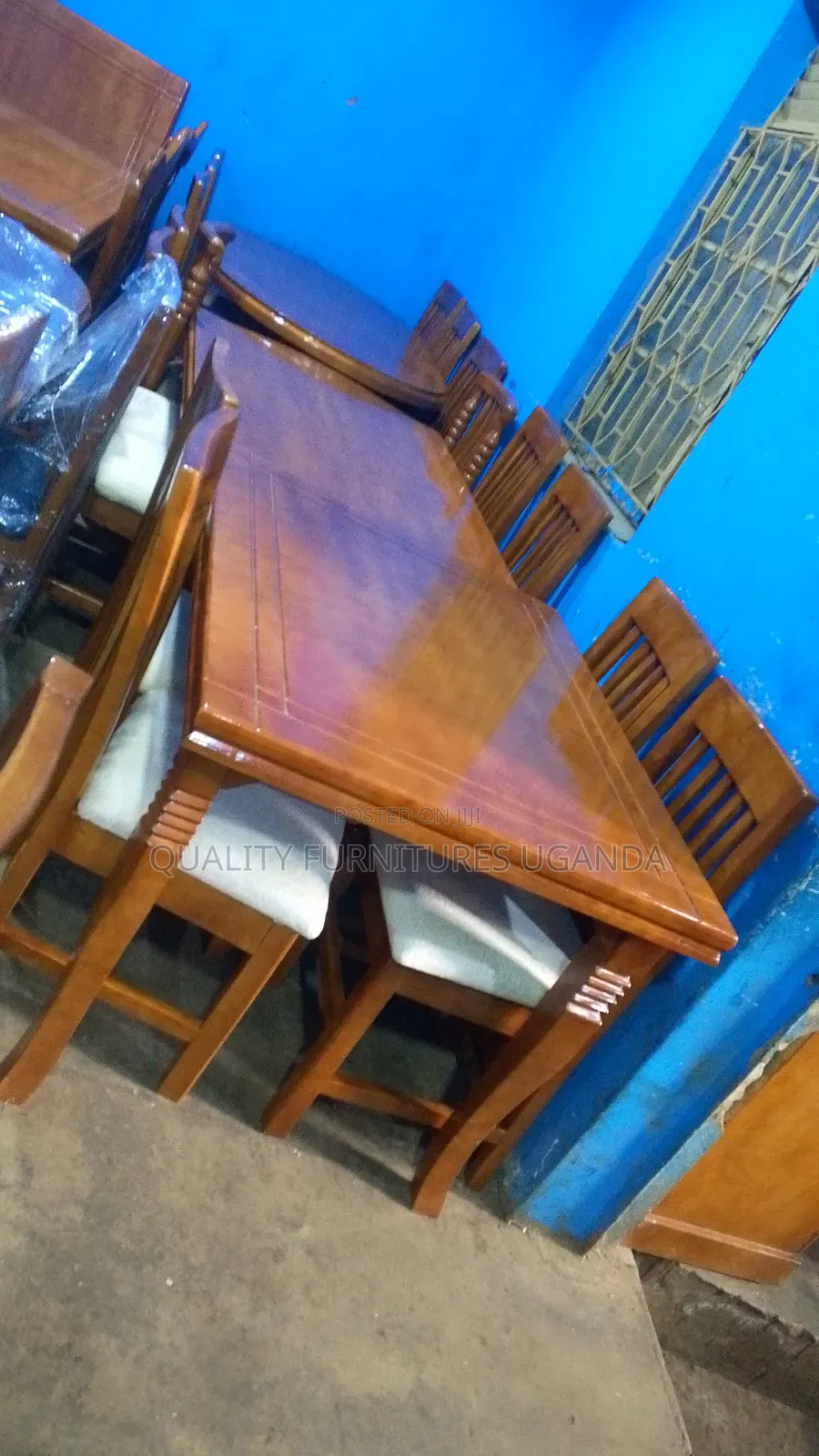 Off White 4 Sitter Dinning Table