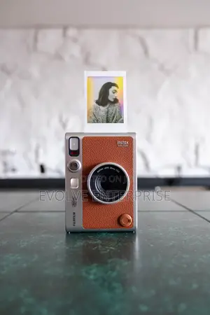 Fujifilm Instax Mini Evo Instant Camera - Brown