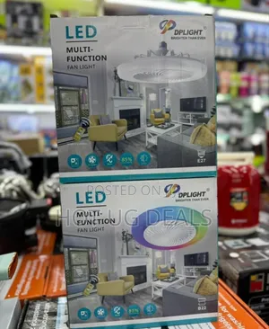 Dplight Led Multi-function Fan Light, Led Light, And Fan In One Unit.