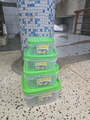 Plastic Storage Containers Storage Containers 4pcs [Fridge Kitchen]
