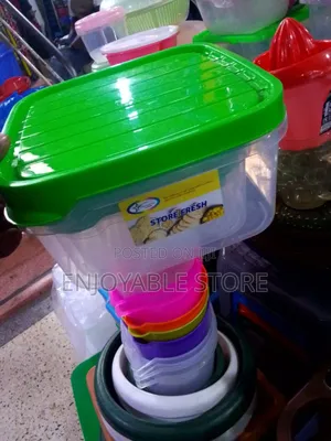 Plastic Storage Containers Storage Containers 4pcs [Fridge Kitchen]
