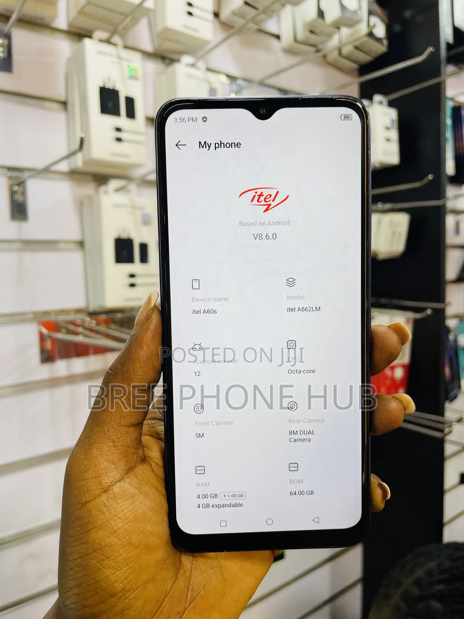 Itel A60s 64 GB Black