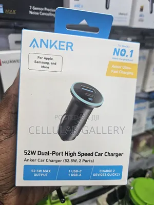 Anker 323 Car Charger (52.5w, 2 Ports)