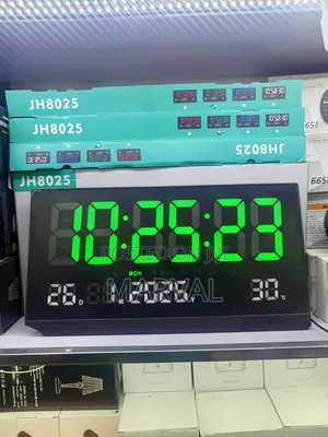 Digital Calendar Wall Clock