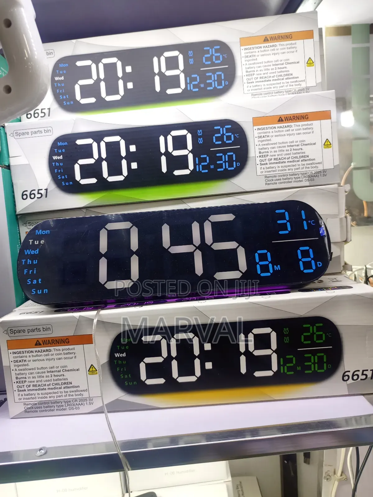 Electric Digital Wall Clock
