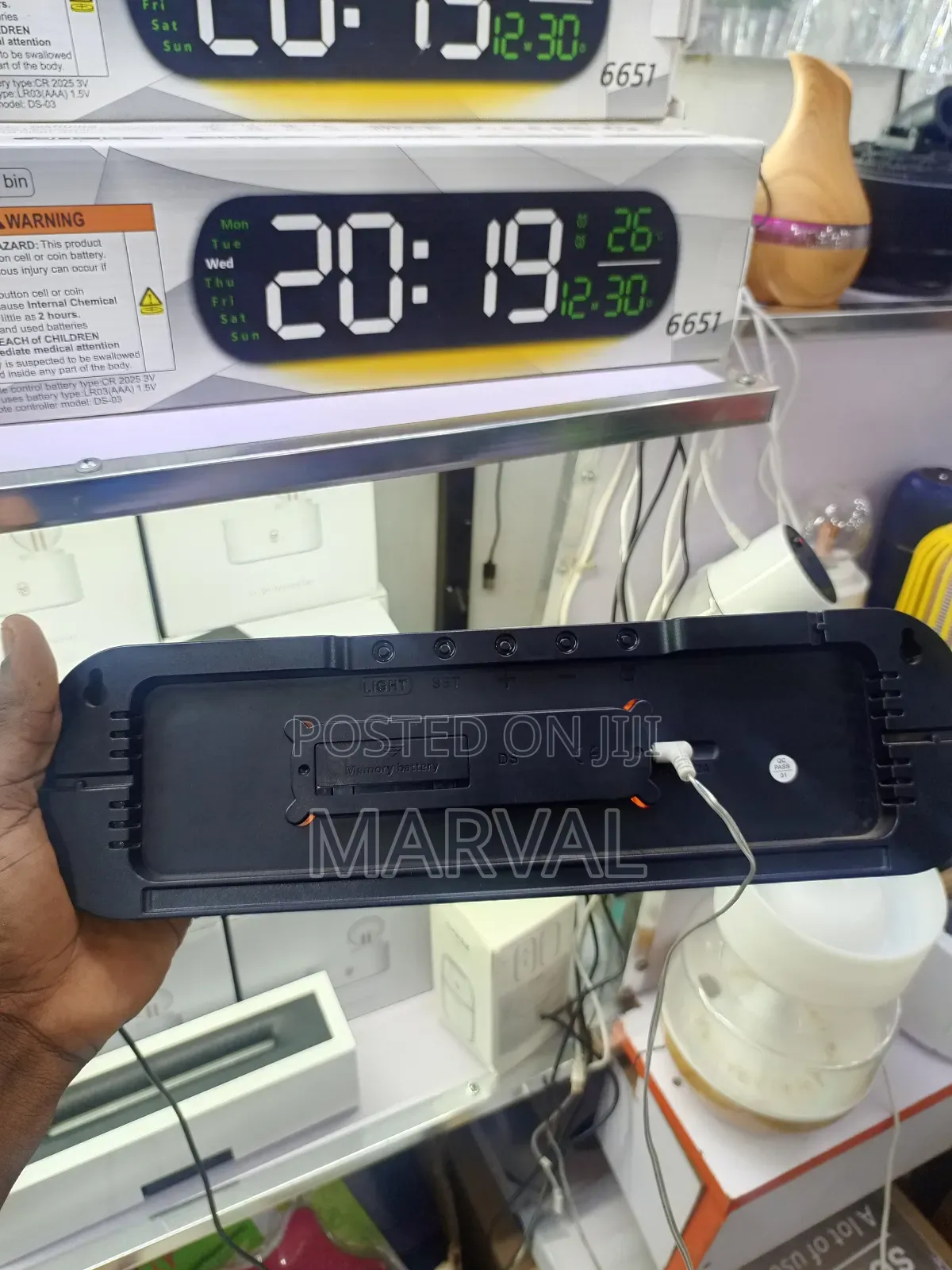 Electric Digital Wall Clock