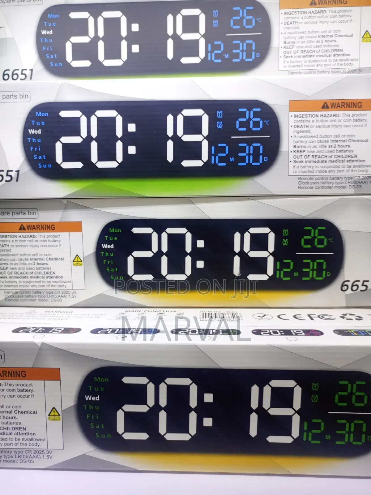 Electric Digital Wall Clock