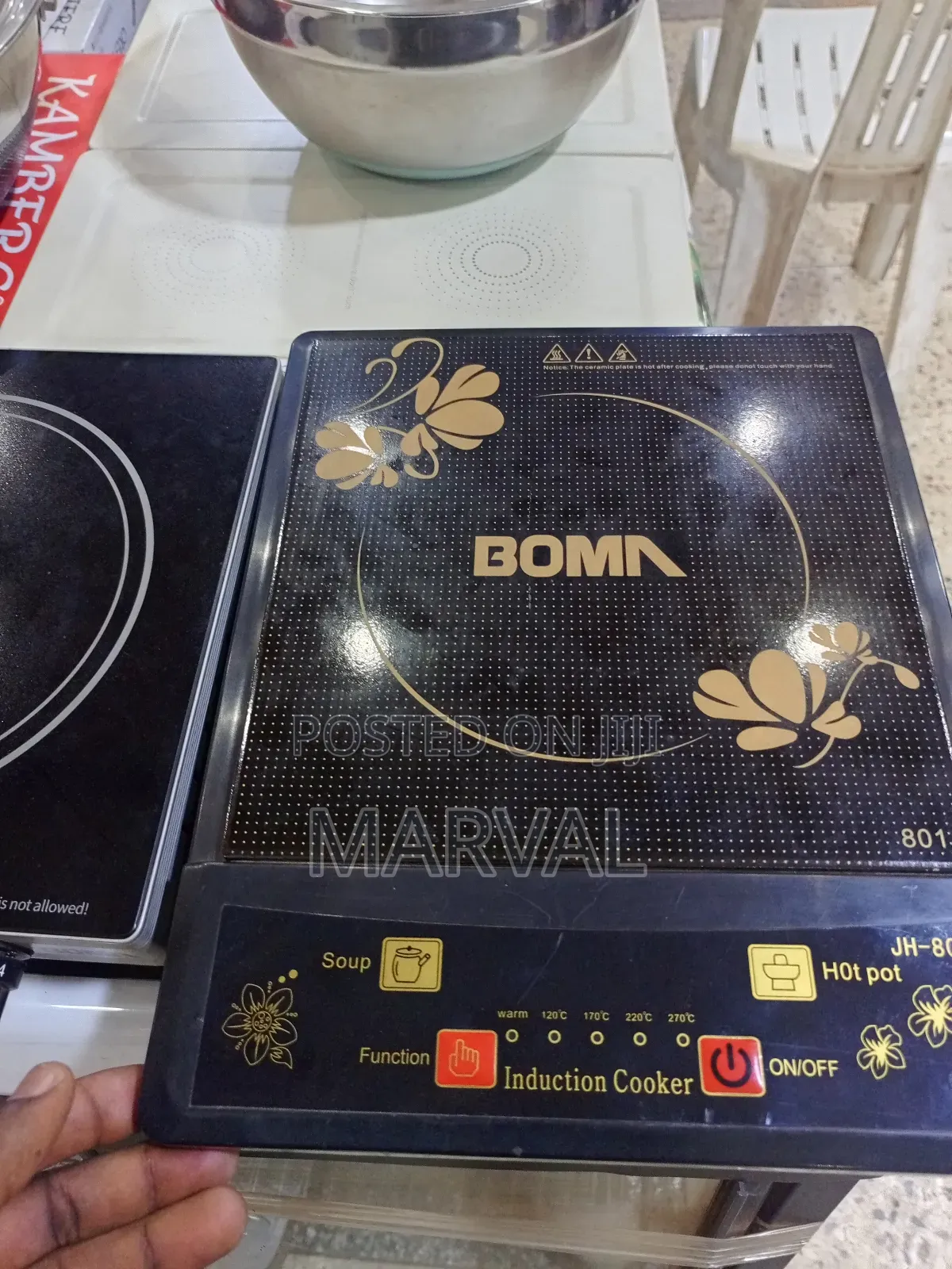 Boma Bm-801 Single-Burner Electric Induction Cooker.