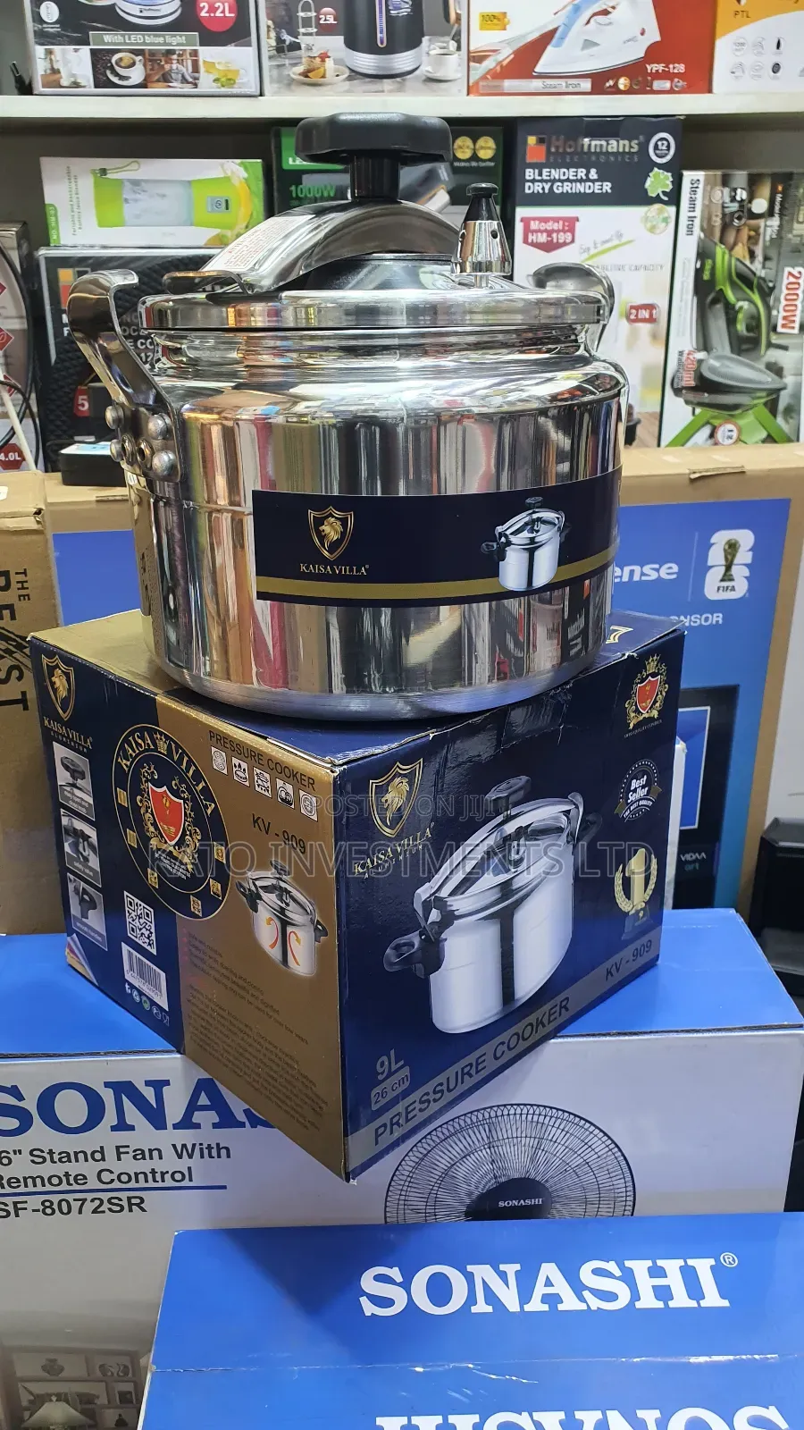 Kaisa Villa Aluminium 9l Pressure Cooker