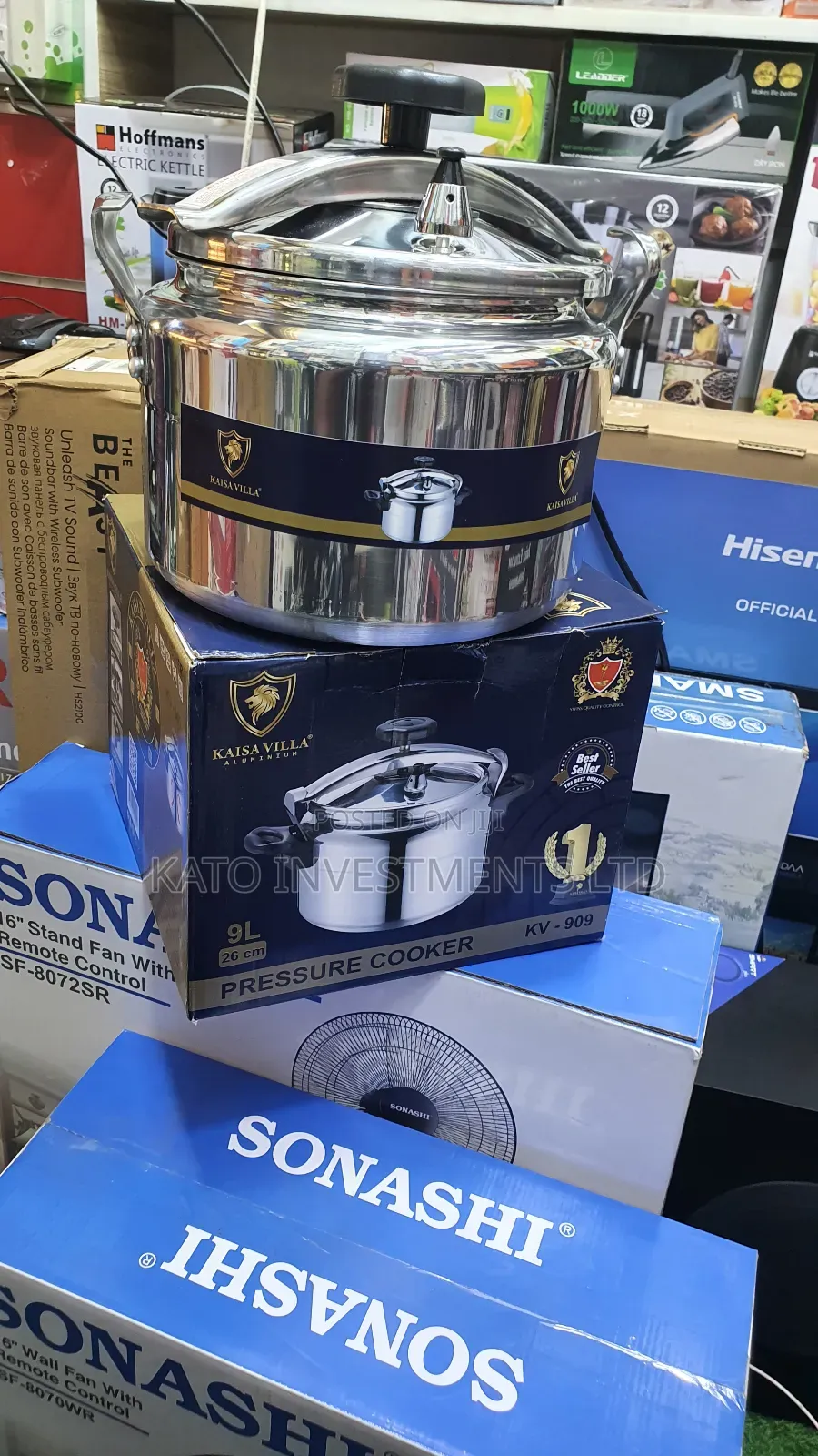Kaisa Villa Aluminium 9l Pressure Cooker