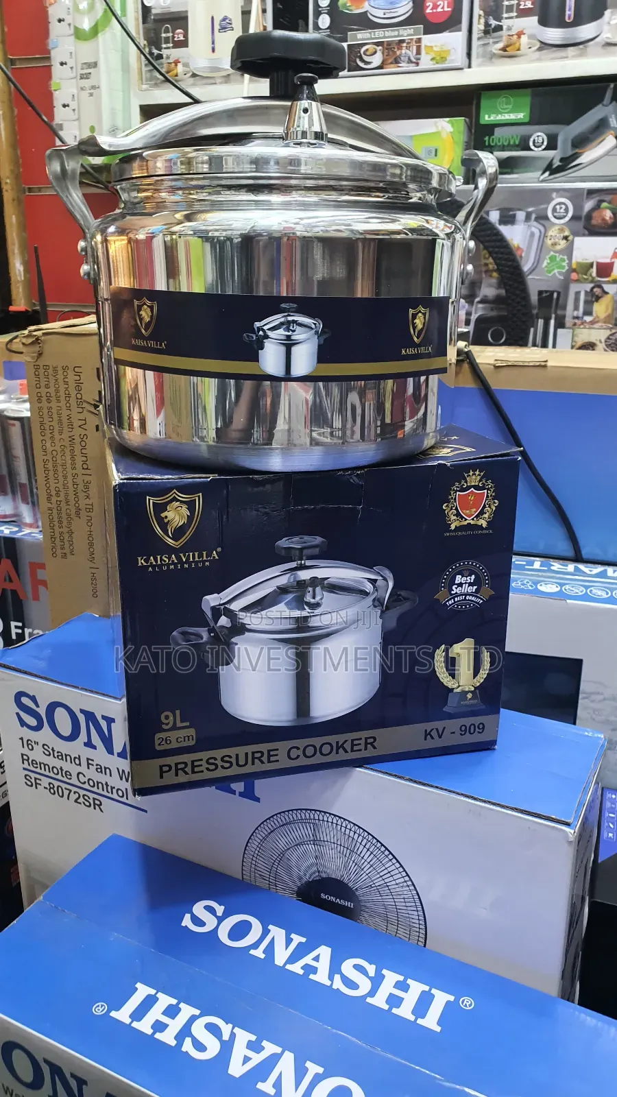 Kaisa Villa Aluminium 9l Pressure Cooker