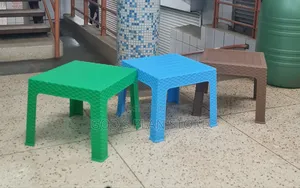 Plastic Sea Green Plastic Coffee Table