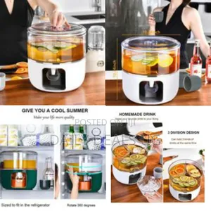 Large Capacity Countertop Cold Beverage Dispenser With Integrated