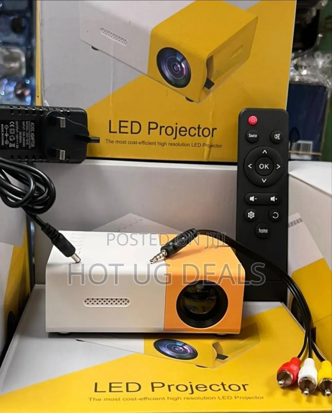 Mini Portable Led Projector Supports 720p / 1080p Video Projector