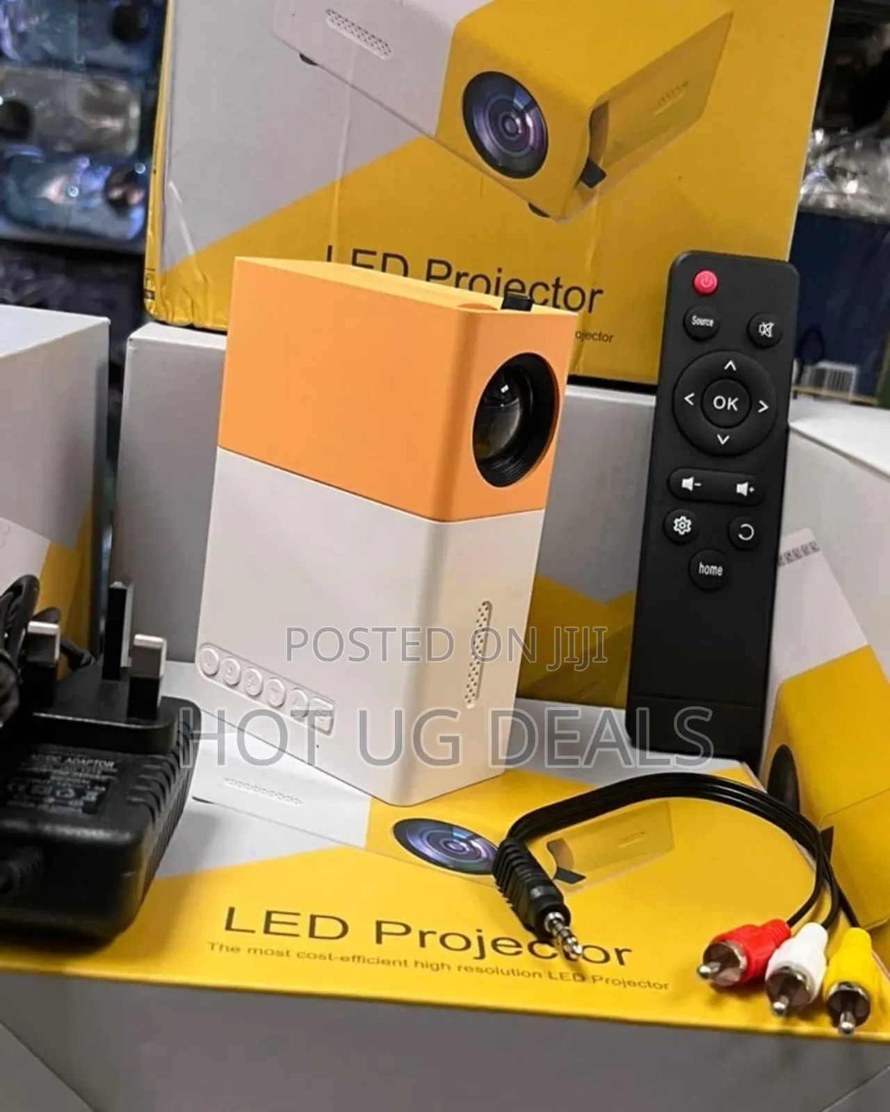 Mini Portable Led Projector Supports 720p / 1080p Video Projector