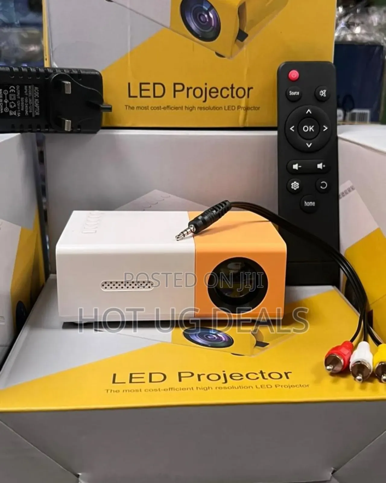 Mini Portable Led Projector Supports 720p / 1080p Video Projector