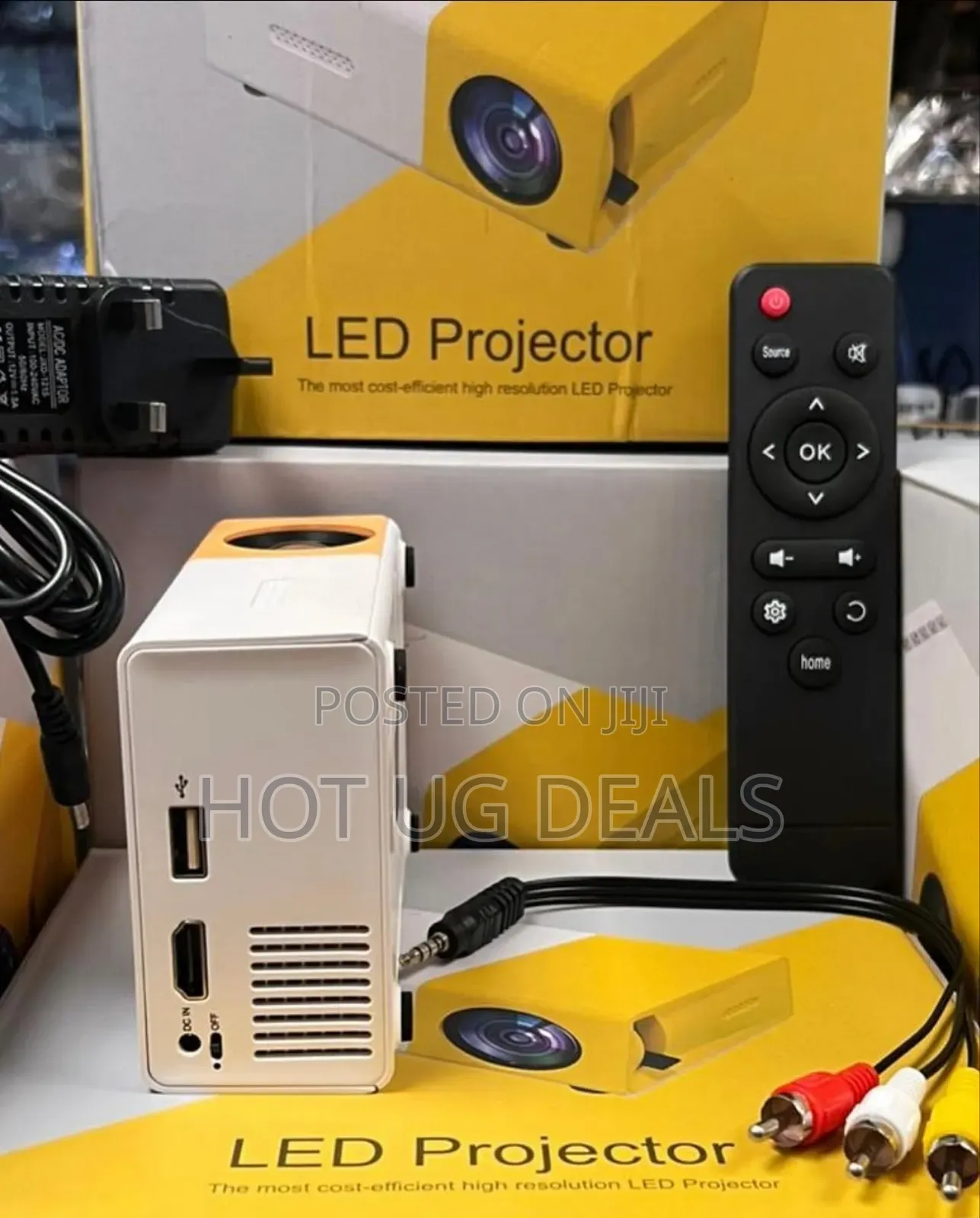 Mini Portable Led Projector Supports 720p / 1080p Video Projector