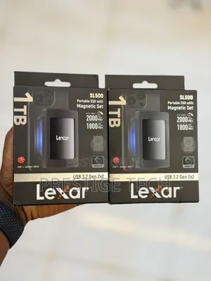 Lexar 1tb Sl500 Portable SSD Magnetic Set Up to 2000mb/S, External SSD