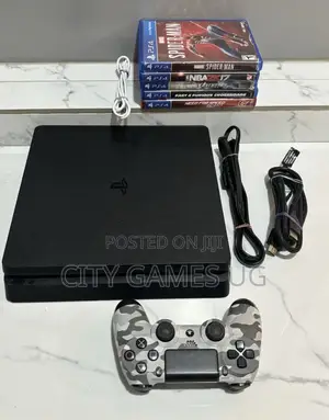 Sony Ps4 Slim 10 Games 500gb Spider-Man and More