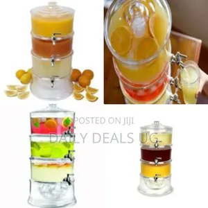 Stackable Acrylic Beverage Dispenser
