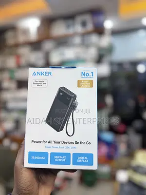 Anker Powerbank 30w 20000mah - Black (A1384h11)