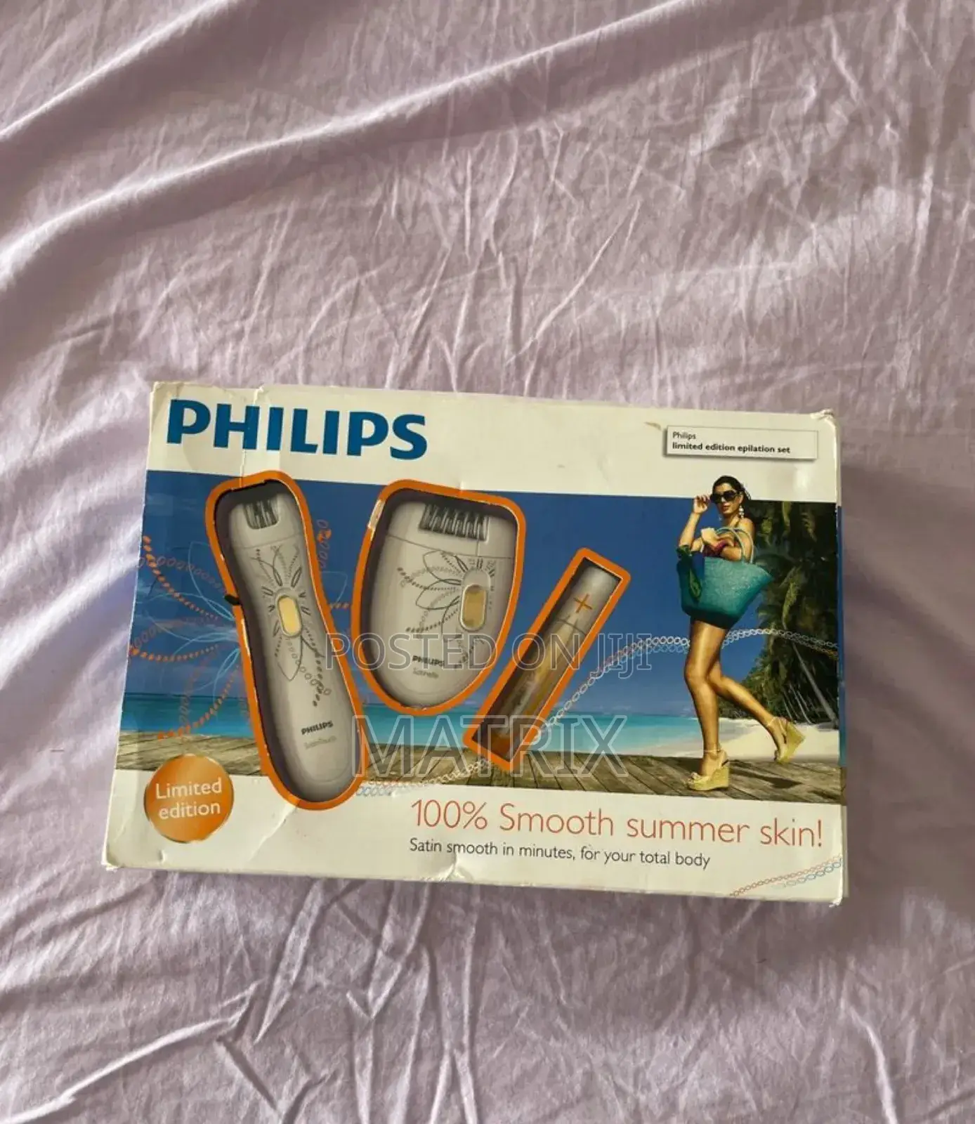 Philips Hair Removal Clipper Twezers Hp6540 Epilator 4 Sensitive Areas