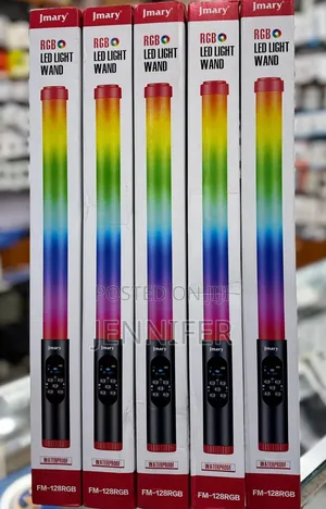 Jmary Fm 128rgb Waterproof Handheld RGB Led Video Light Wand Stick