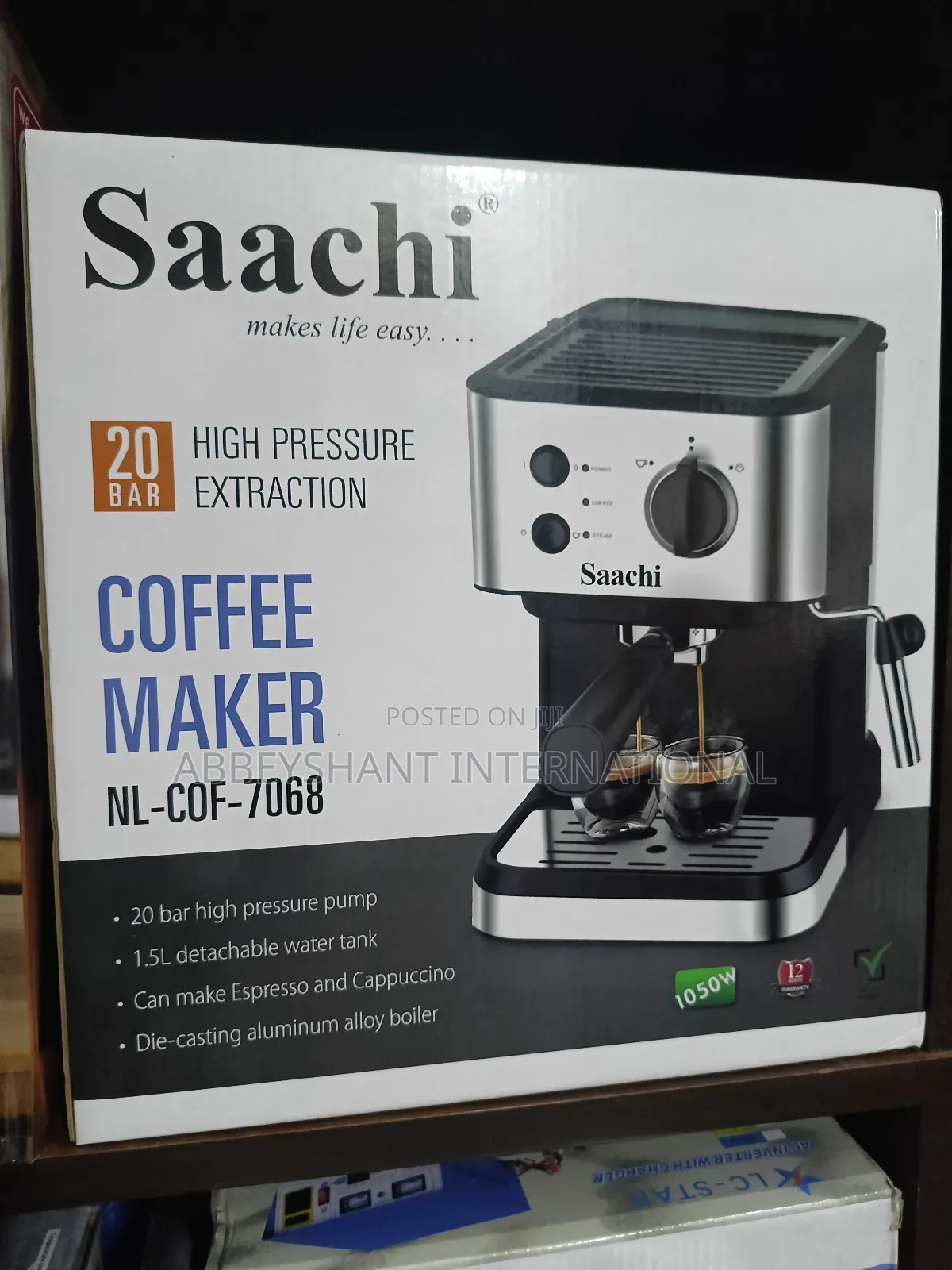 20 Bar High Pressure Extraction Coffee Maker.