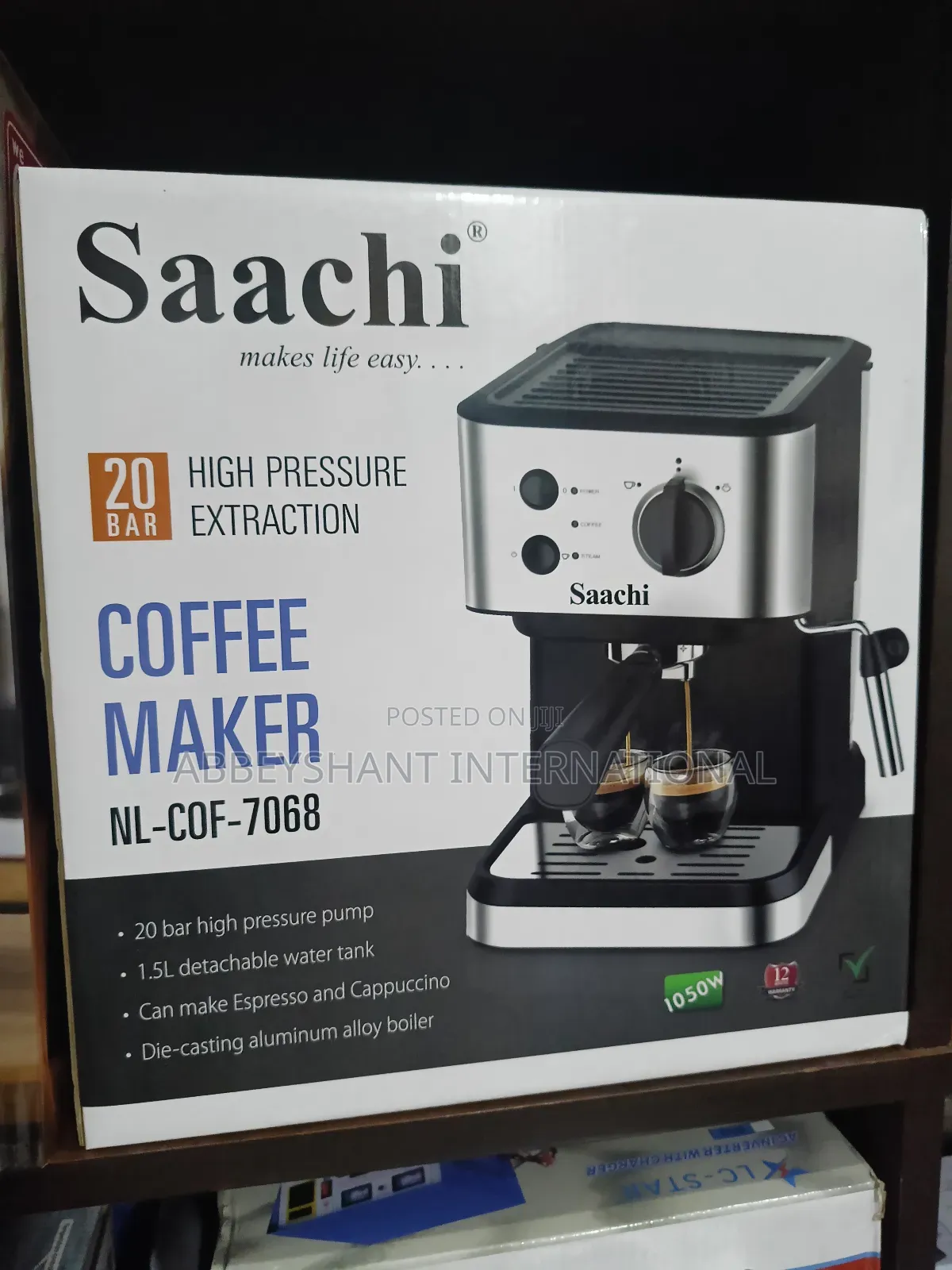 20 Bar High Pressure Extraction Coffee Maker.
