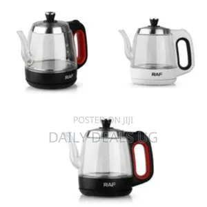 Raf Modern Electric Glass Kettle With Precision Spout - Multicolor
