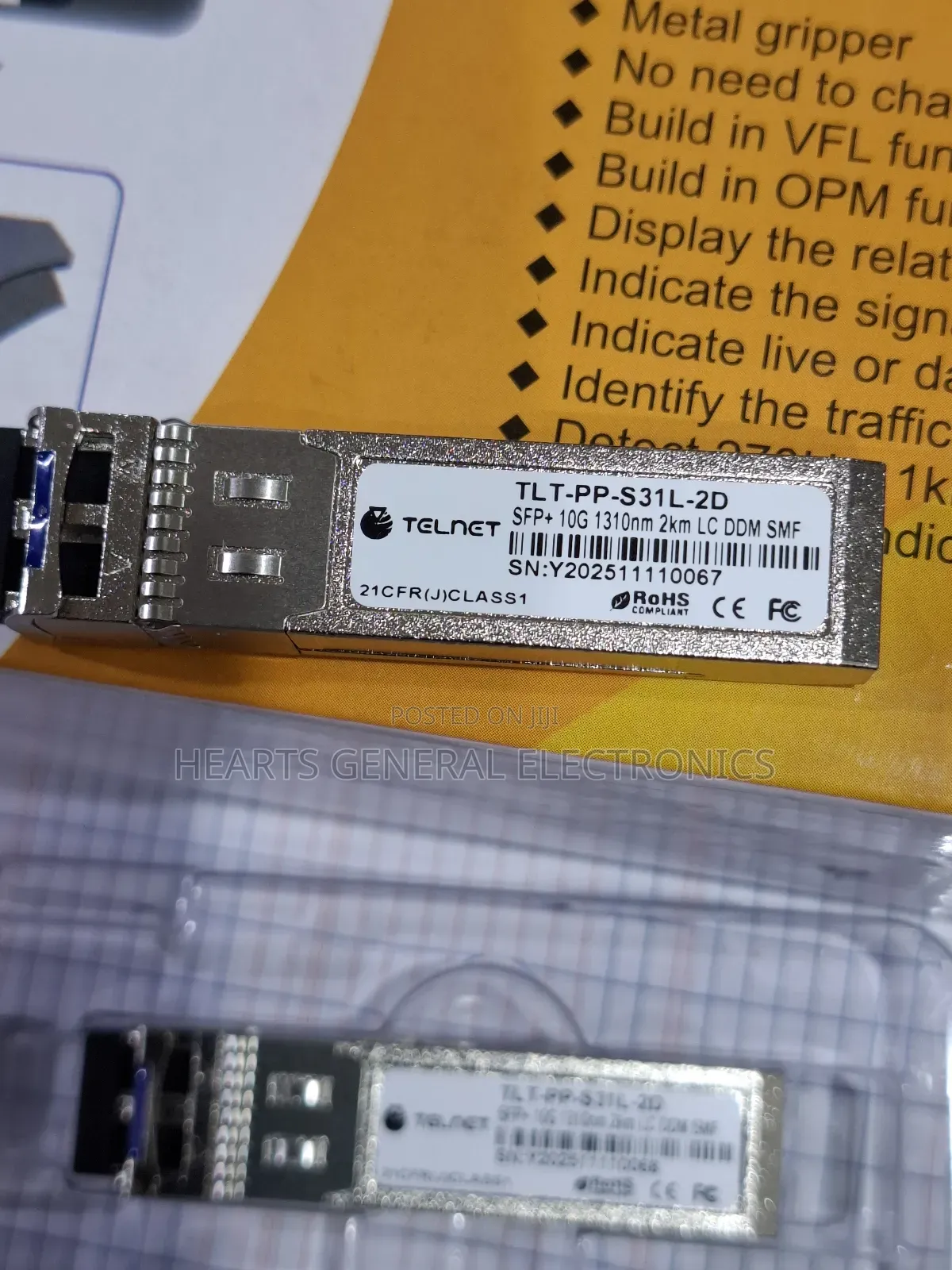 SFP Module 10g SMF 2km Distance