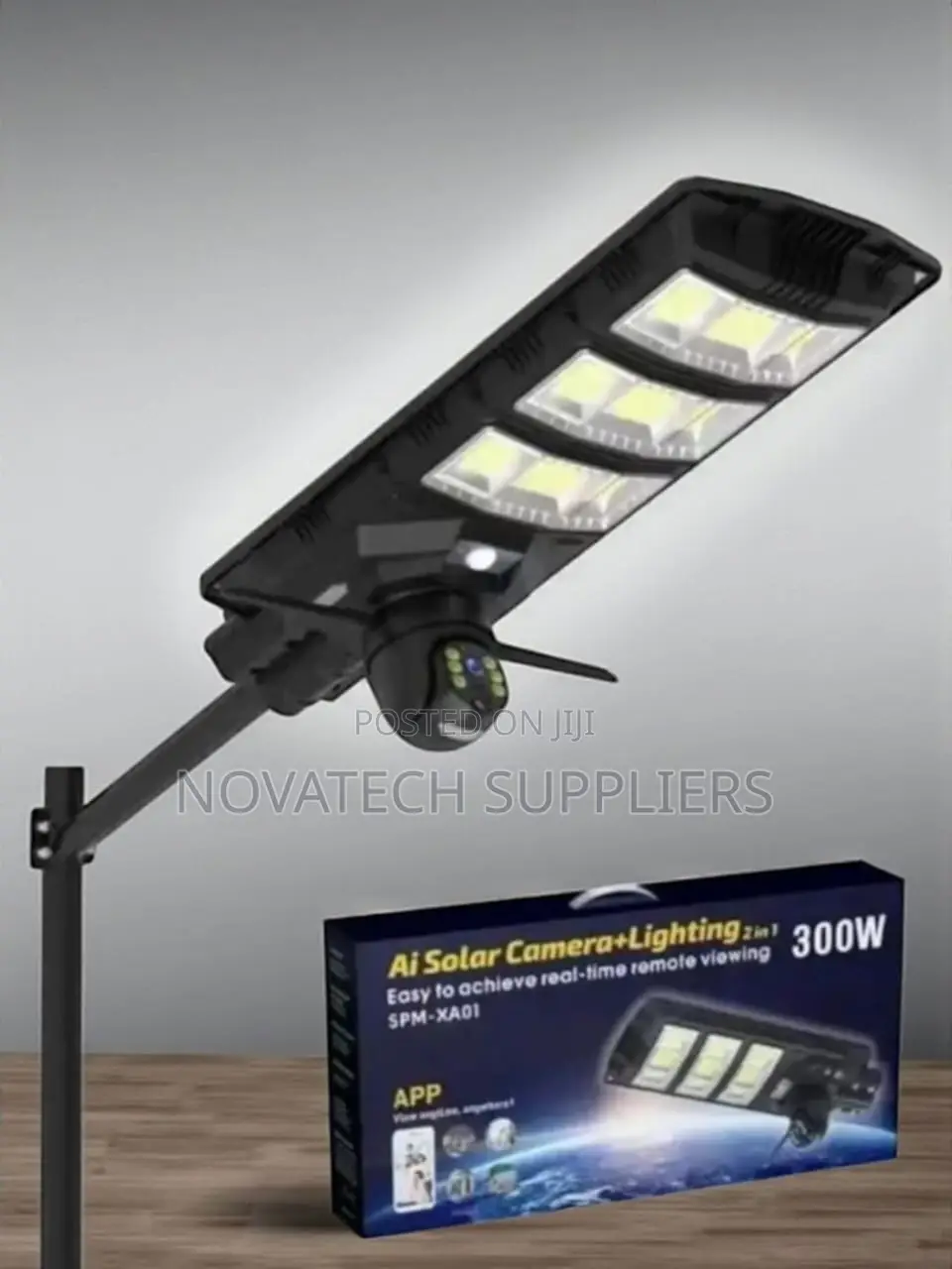 300w Solar Security Camera With Built-in Light