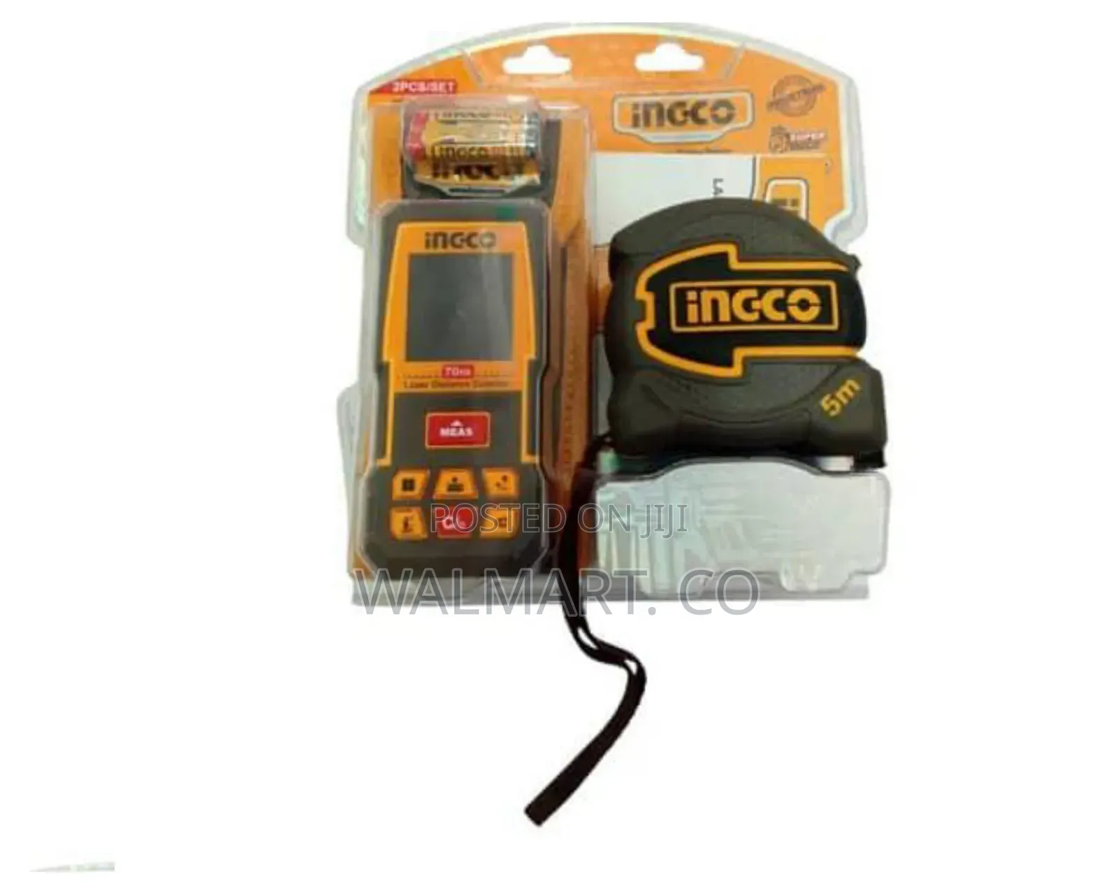 Ingco Laser Distance Detector Kit 70m