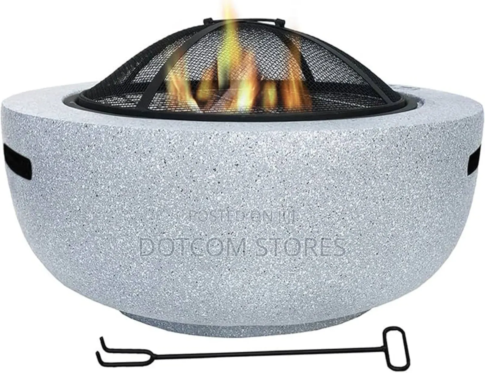 Marble Round Outdoor Fire Pit Bowl