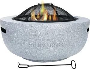 Marble Round Outdoor Fire Pit Bowl