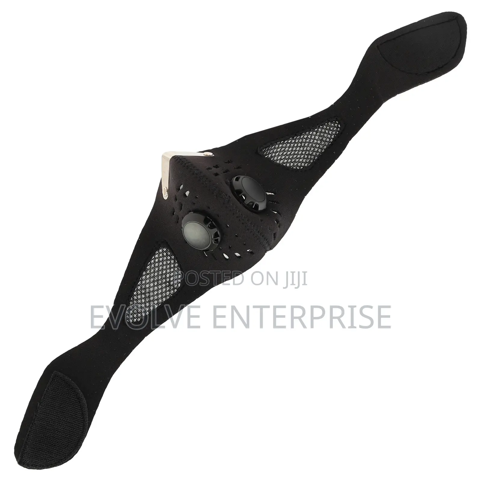 Half-Face Windproof Face Mask - Black