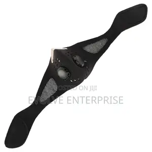 Half-Face Windproof Face Mask - Black