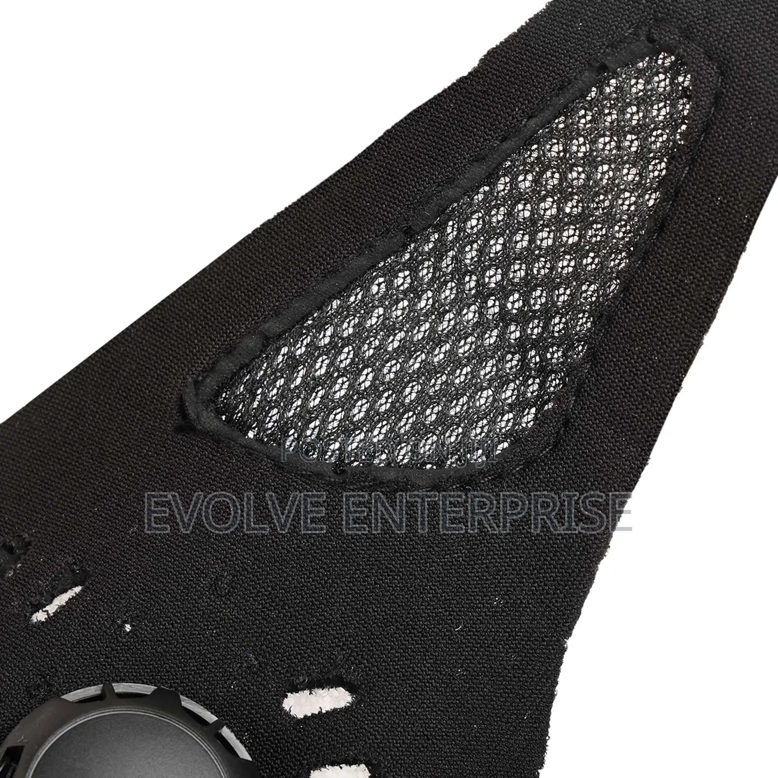 Half-Face Windproof Face Mask - Black