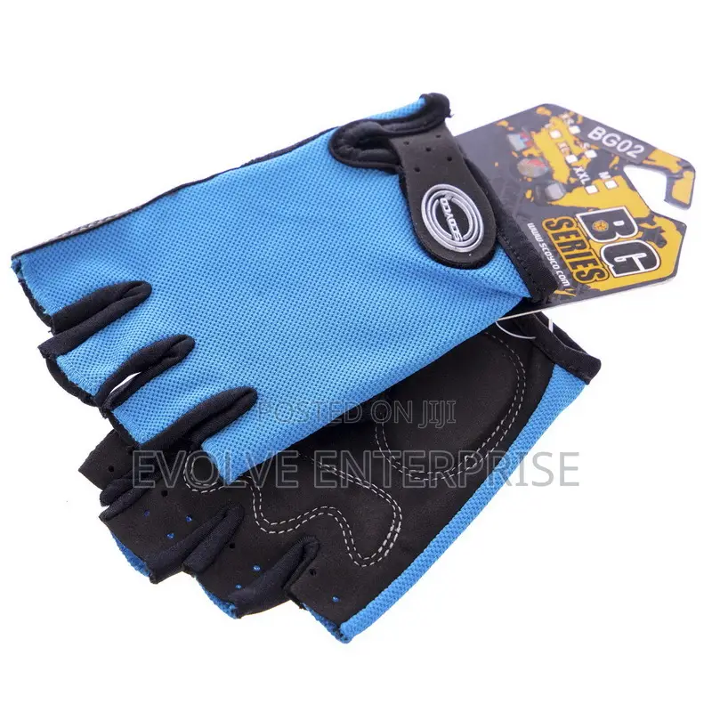 Open-Finger Cycling Gloves - Multicolor