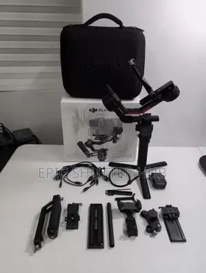 Dji - Rs 4 Pro Combo 3-axis Gimbal Stabilizer For Cameras - Black