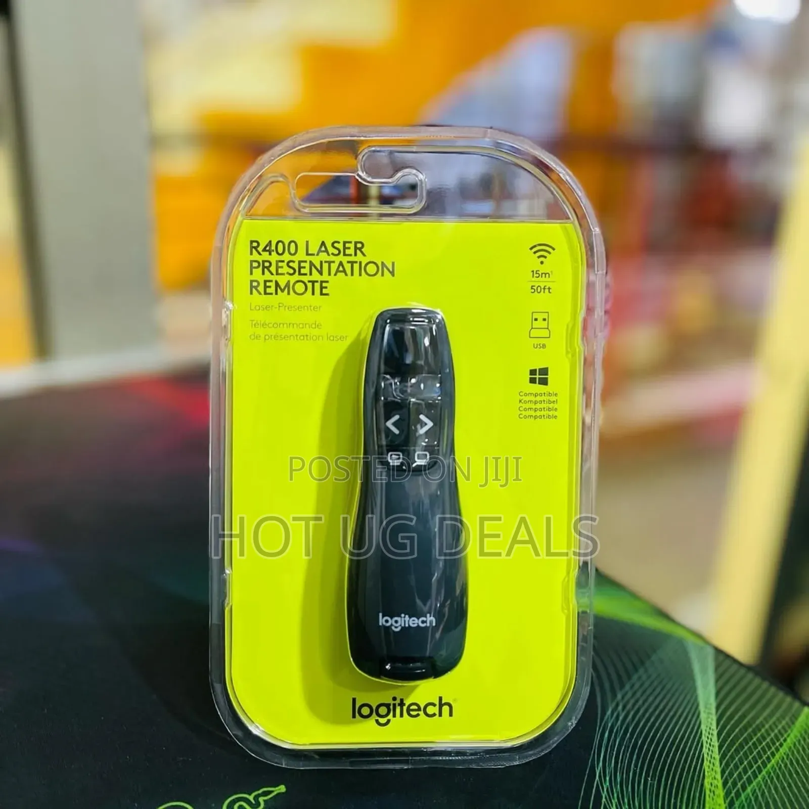 Logitech R400 Wireless Presenter -black