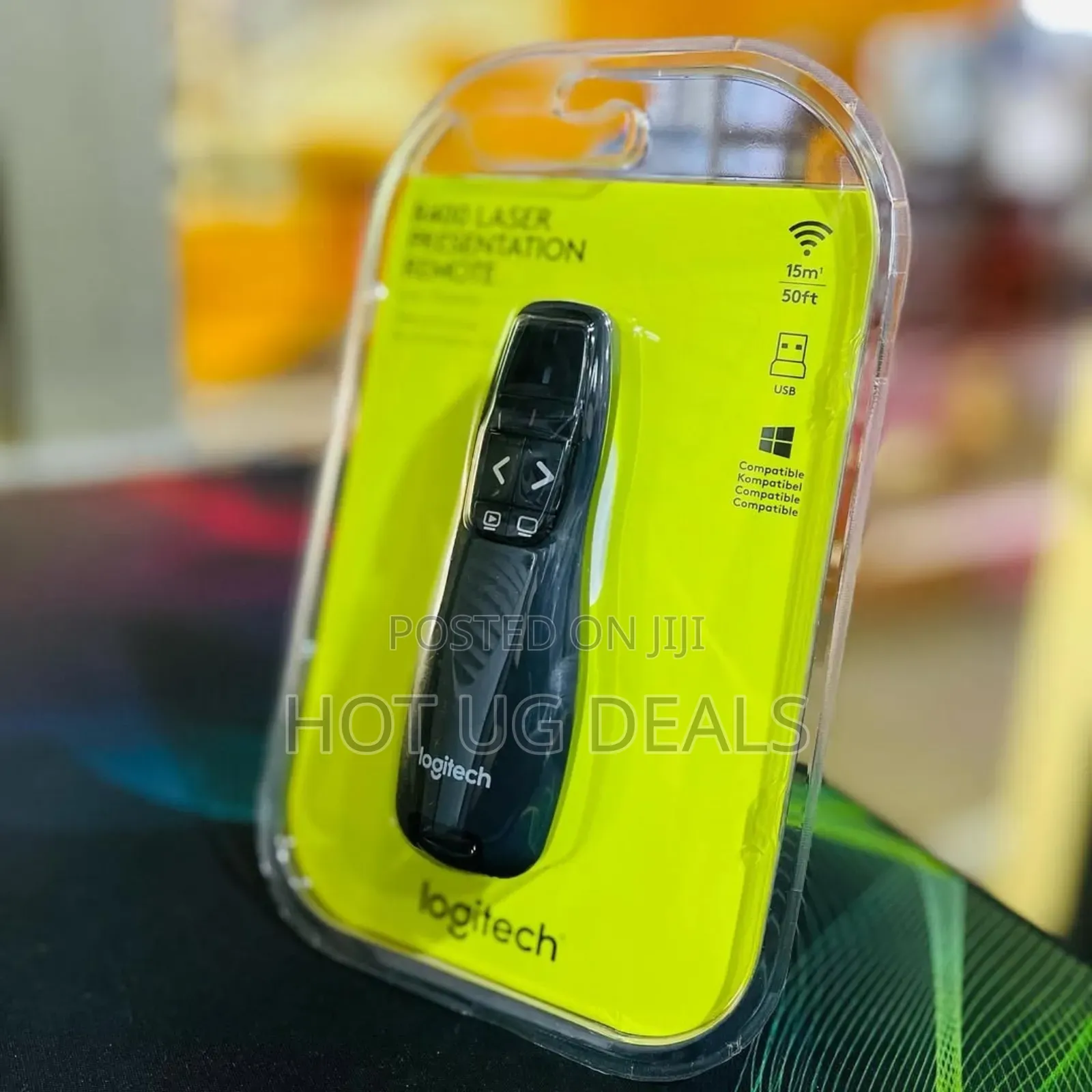 Logitech R400 Wireless Presenter -black