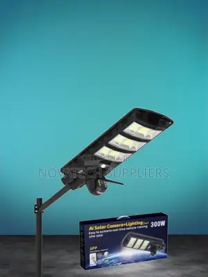 Brand New Solar Camera With Powerful 300w Solar Lighting